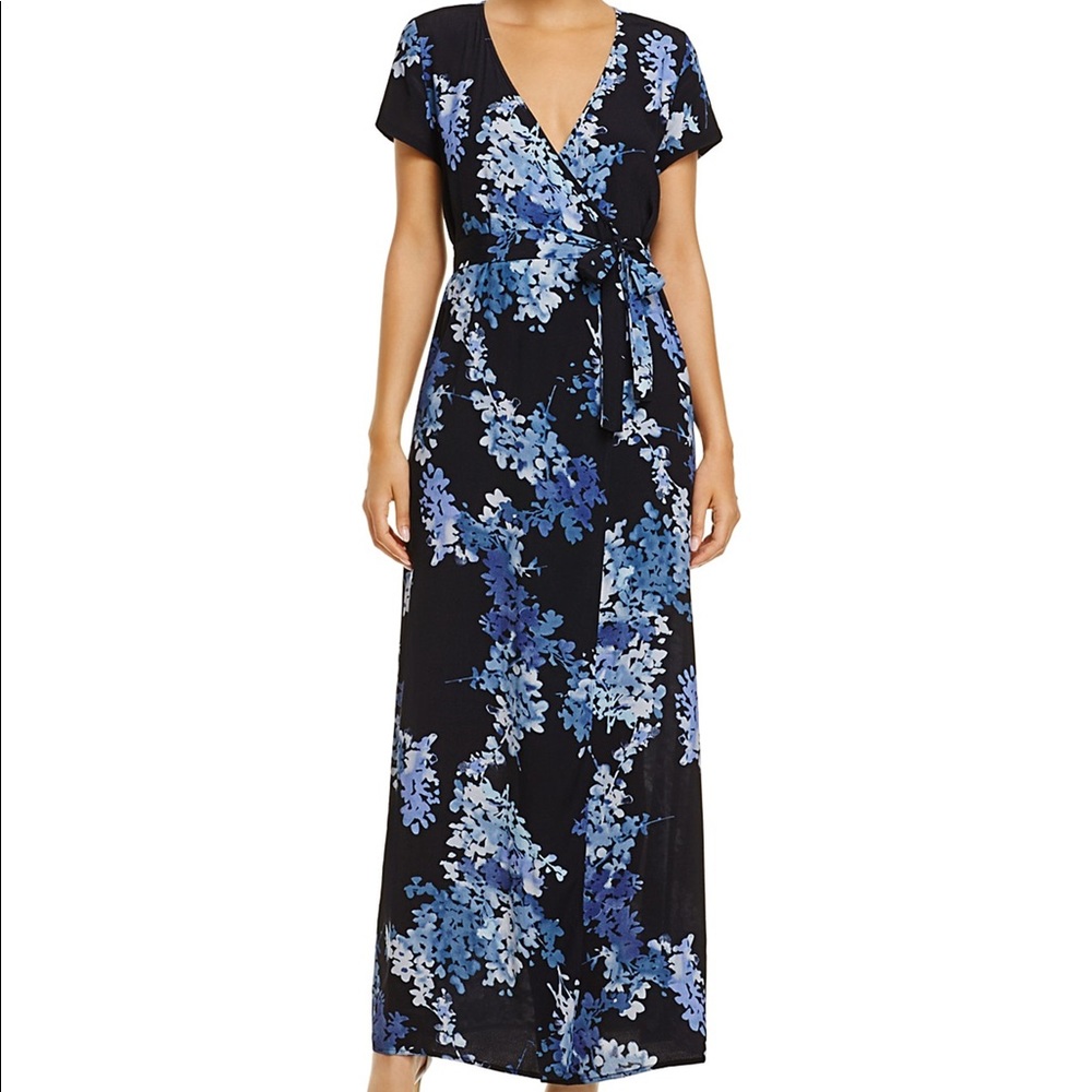 Olivaceous Floral Wrap Maxi Dress - Bloomingdales